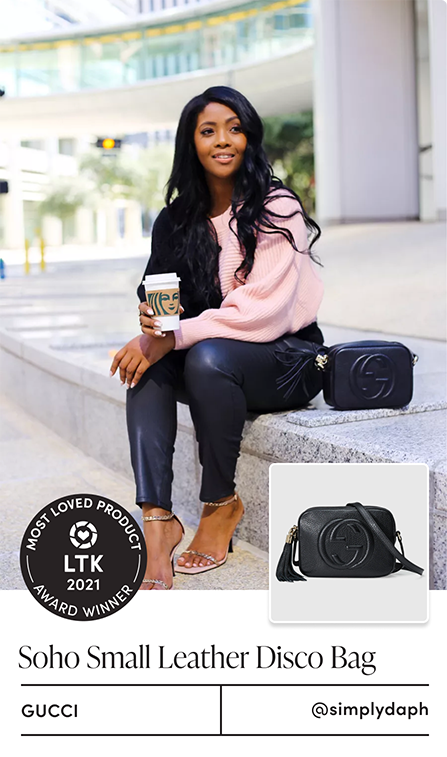 Soho Small Leather Disco Bag