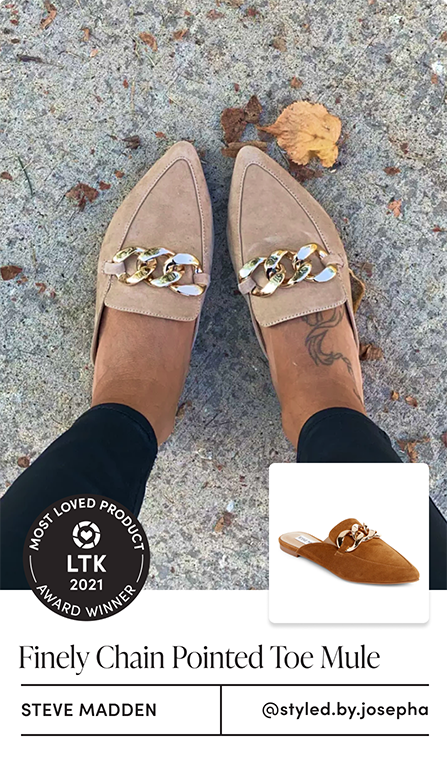 Finn Chain Pointed Toe Mule