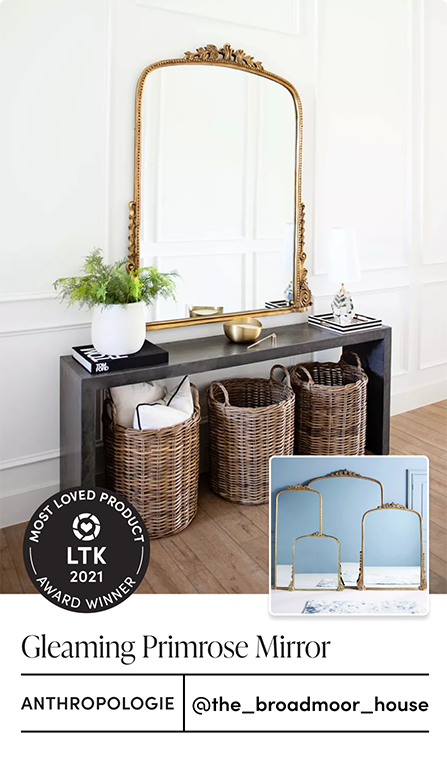 Gleaming Primrose Mirror