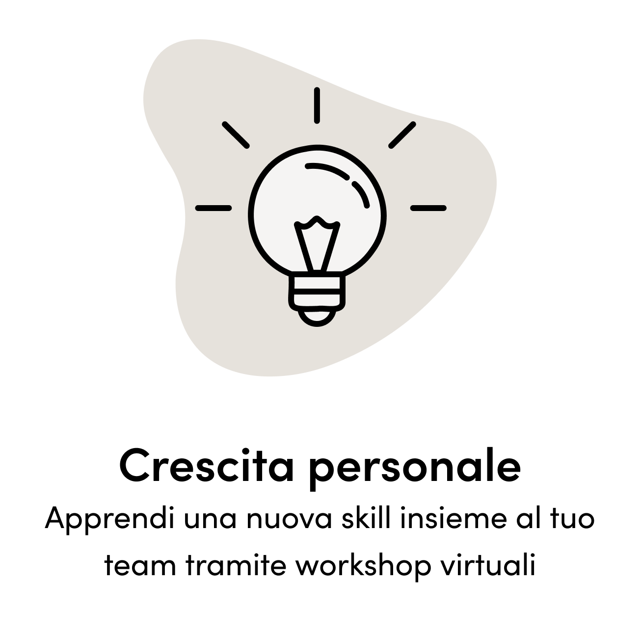 Crescita personale apprendi una nuova skill insieme al tuo team tramite workshop virtuali